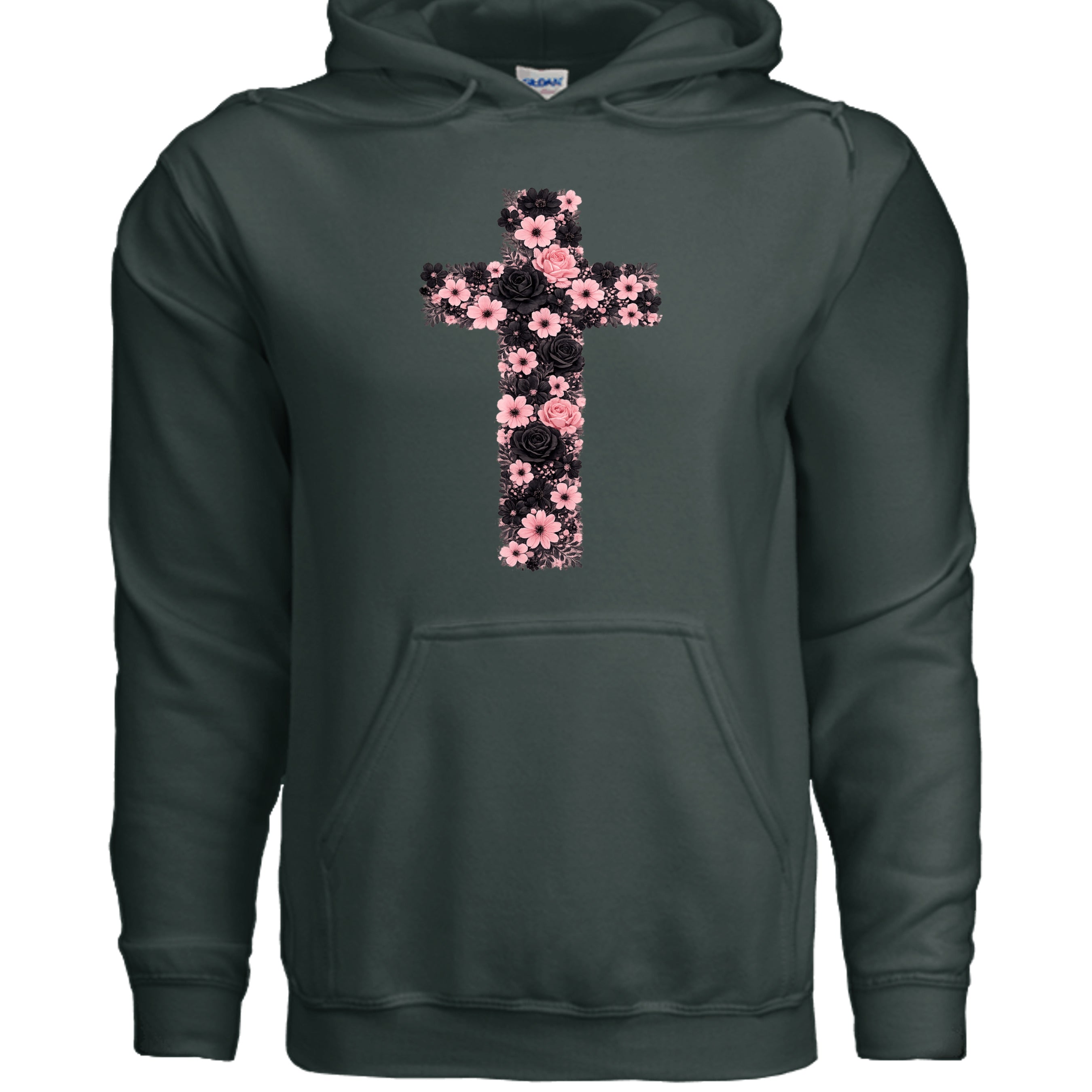 Fan Charcoal Heather - G185 - FRONT
