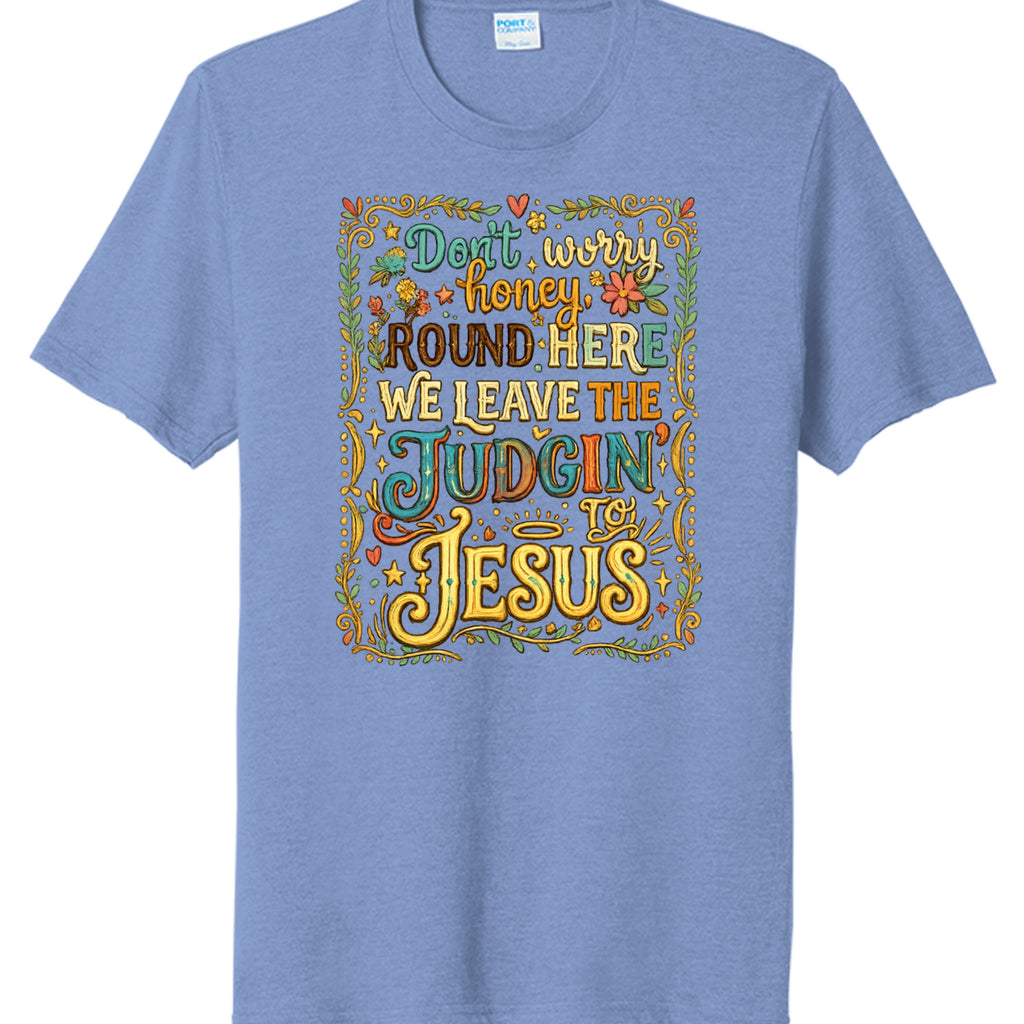 Carolina Blue Heather - PC330 - FRONT