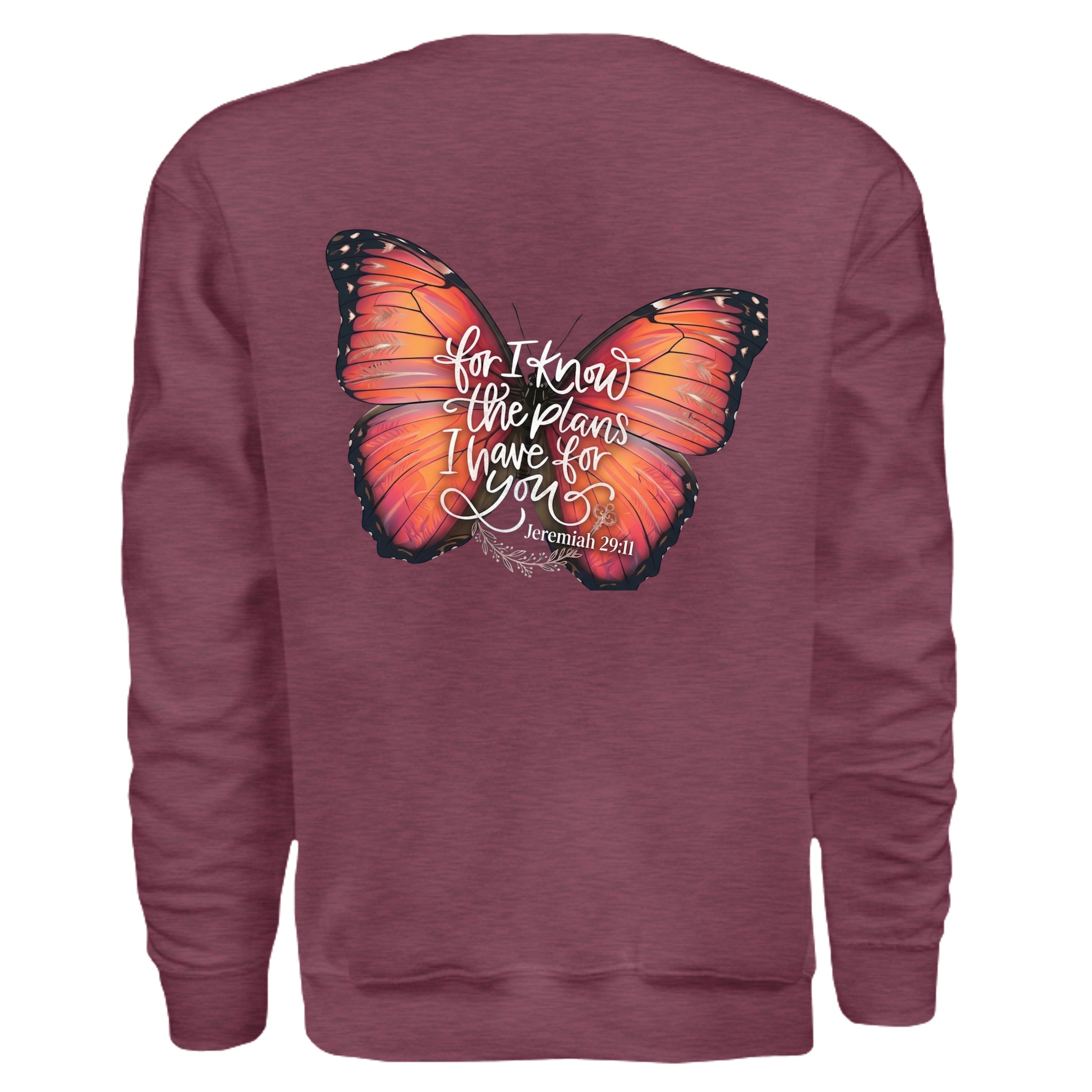 Heather Sport Dark Maroon - G180 - BACK