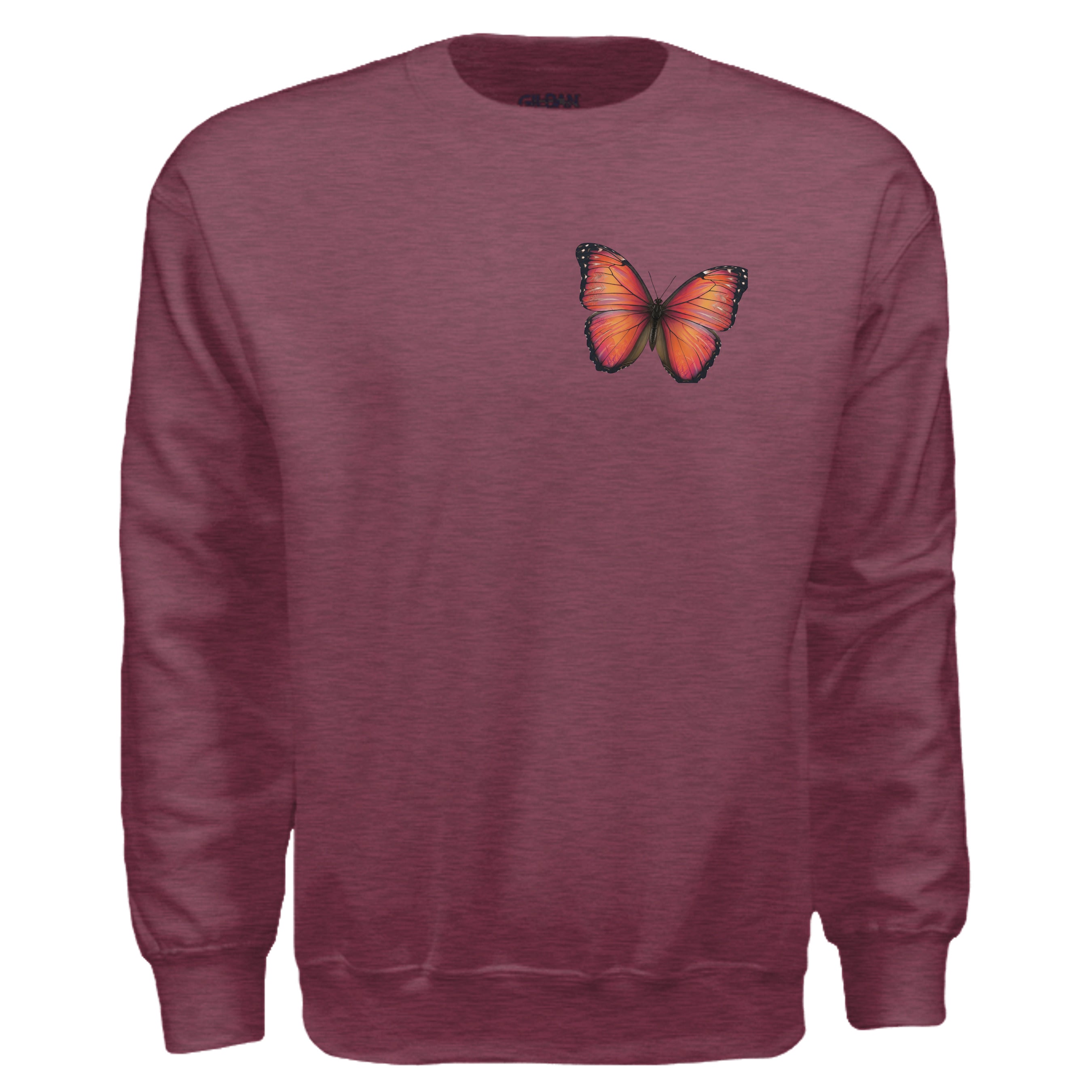 Heather Sport Dark Maroon - G180 - FRONT