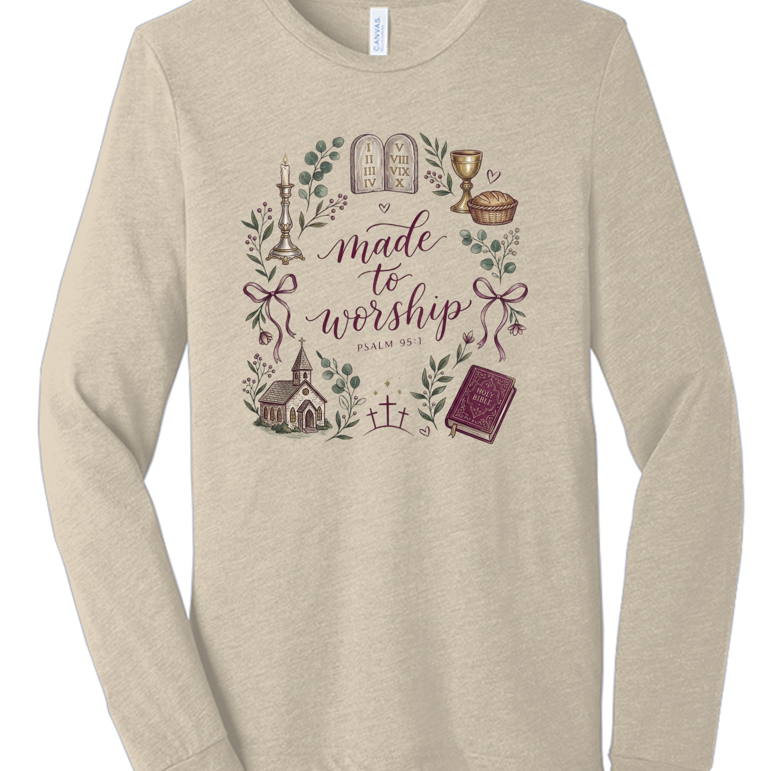 Oatmeal Triblend - 3513 - FRONT