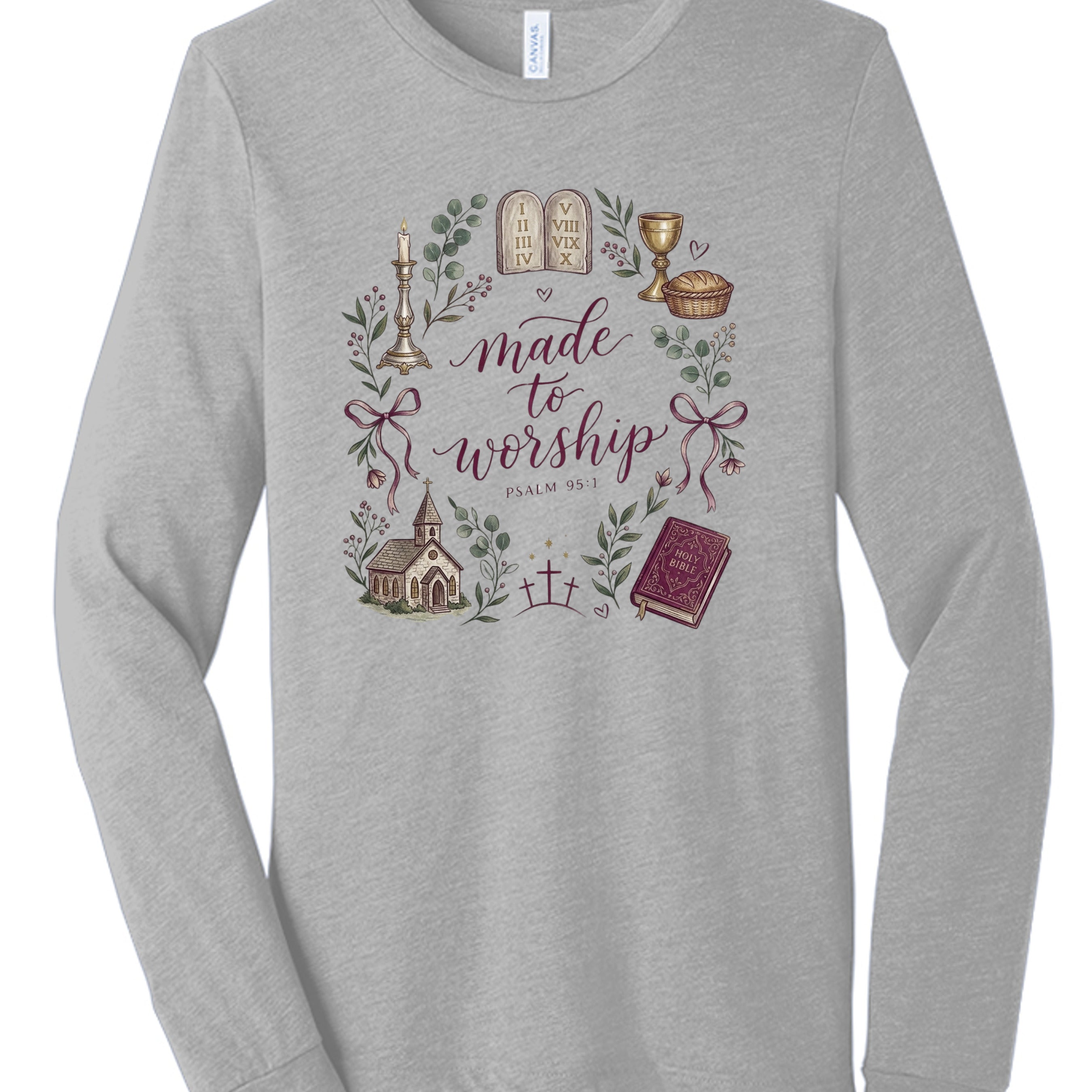 Athletic Grey Triblend - 3513 - FRONT