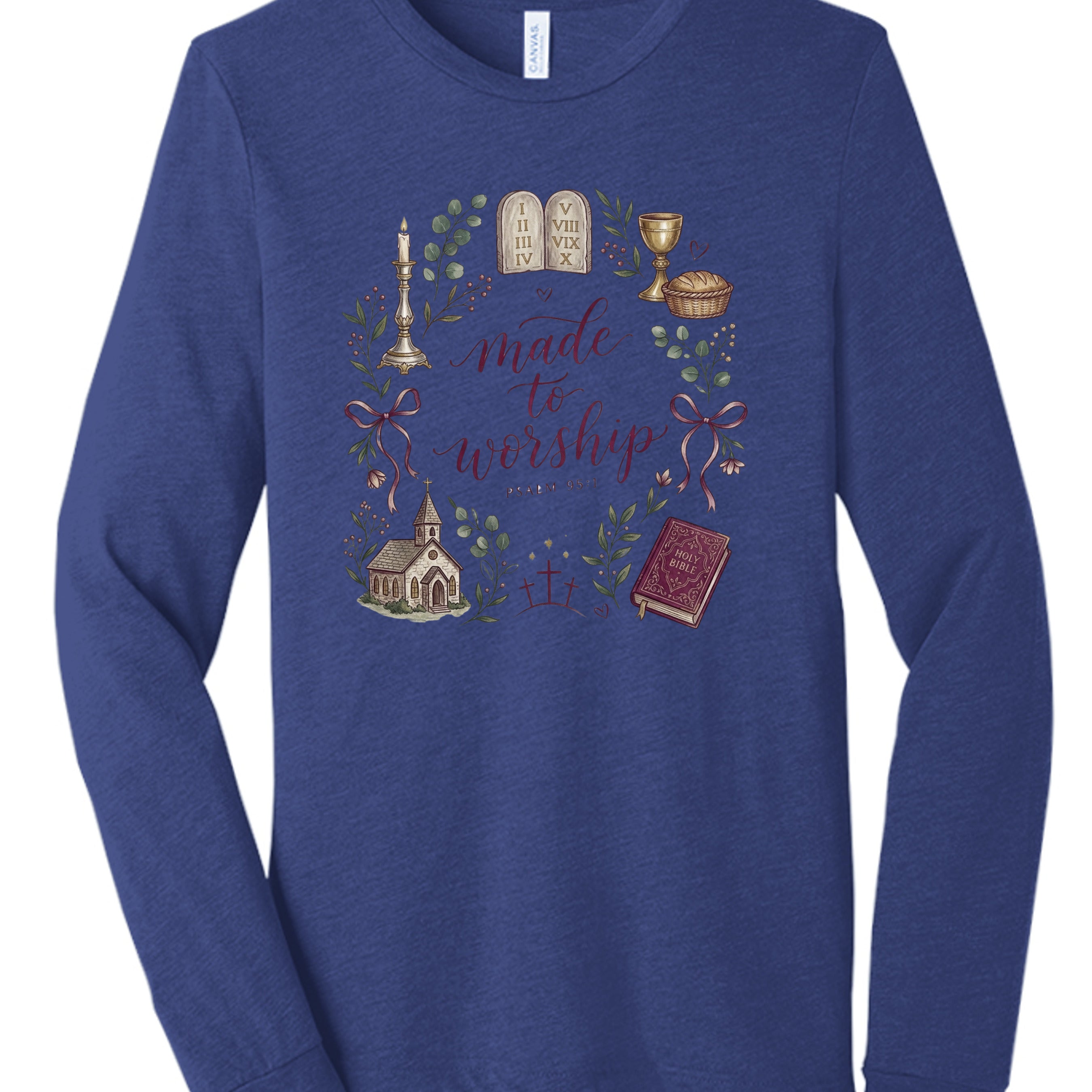 Navy Triblend - 3513 - FRONT